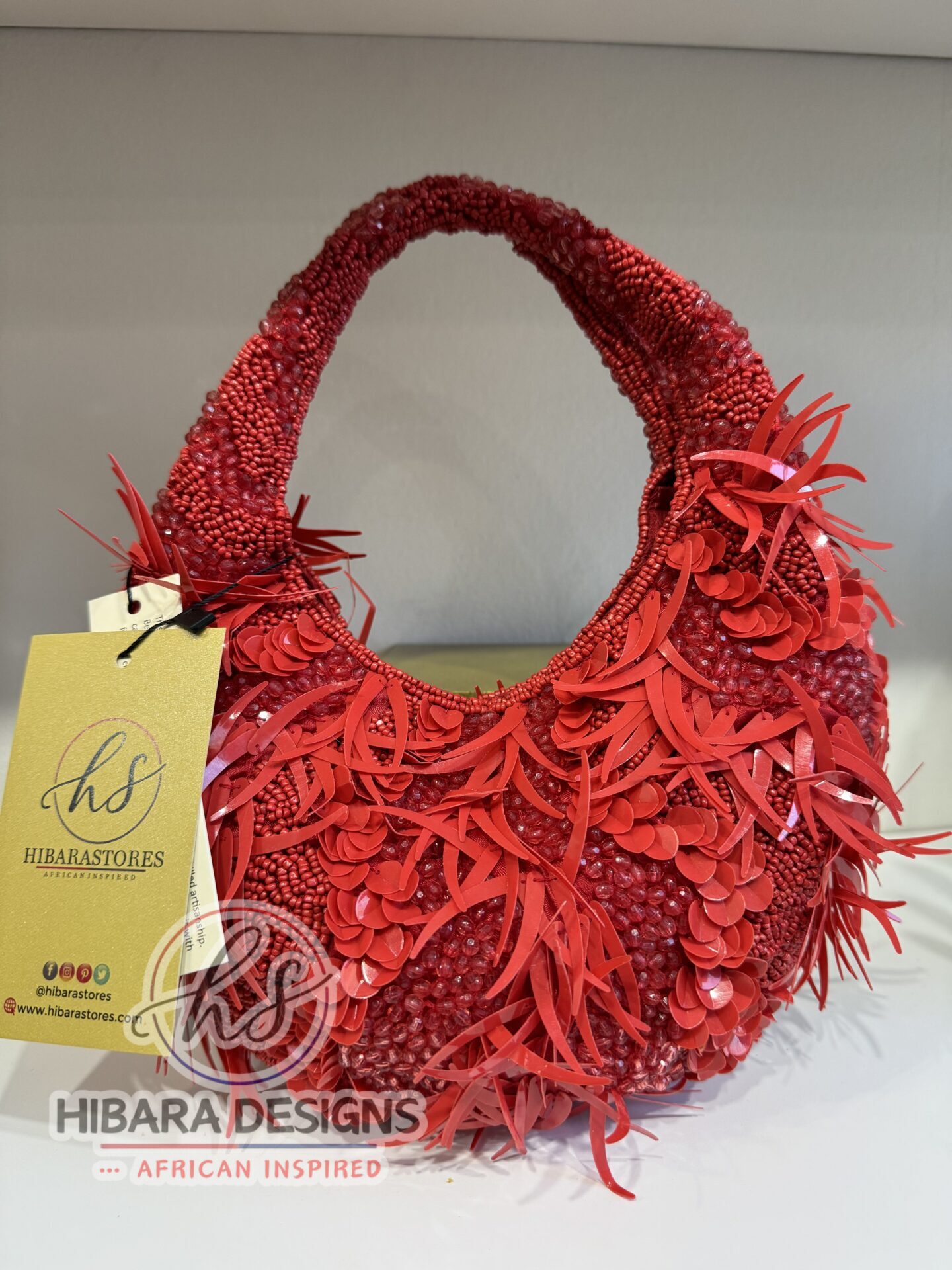 Red’s Onyie Beaded Handbag
