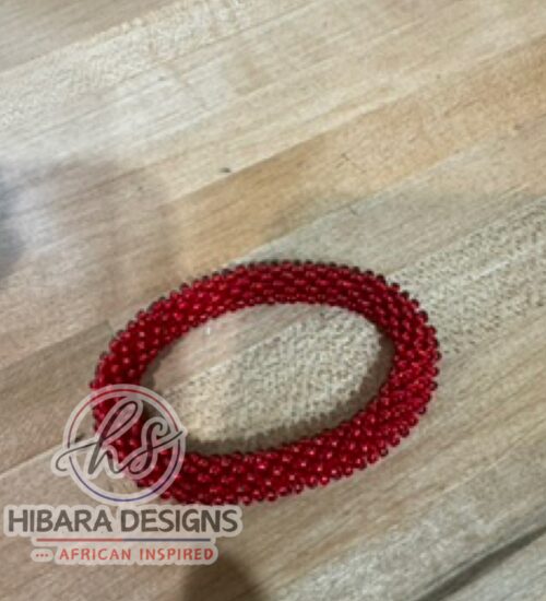 Cherry Beaded Bangles