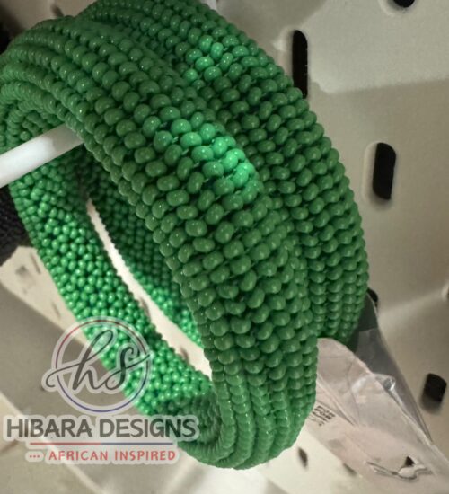 Blue Ndebele’s Beaded  skinny Bangle