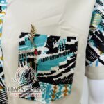 leaf ruby gem Brooch (gold Silver)