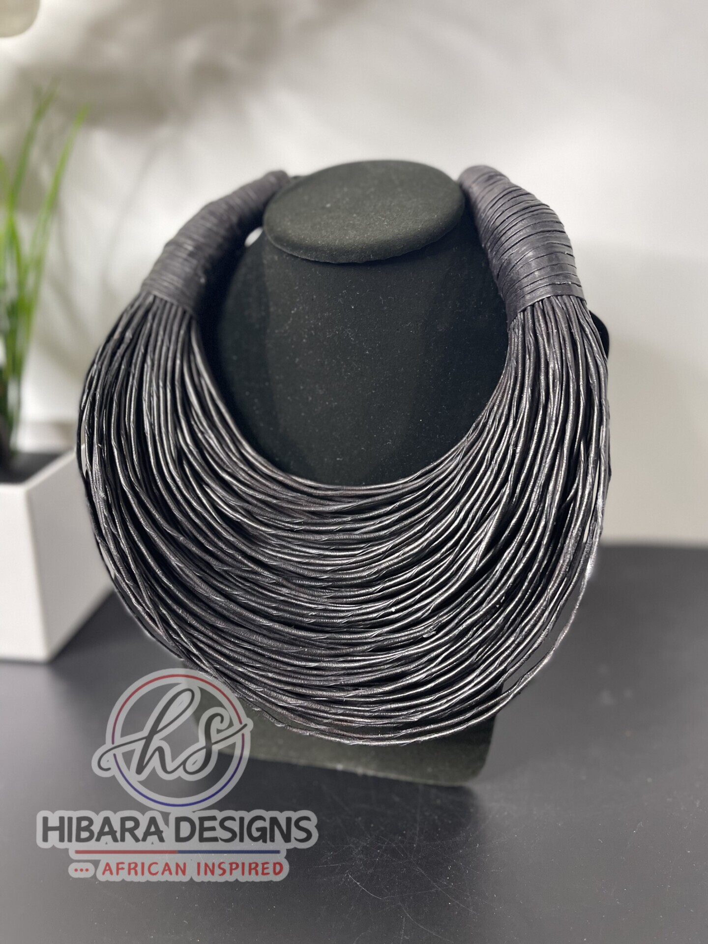 Ashista Leather Necklace - Image 2