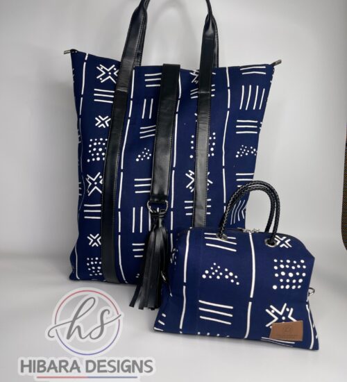 Blue Tribe Oversized Bag with Signature Bag