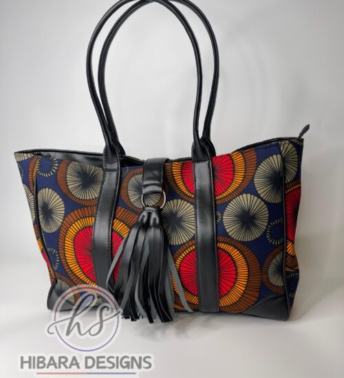 Reddish Totes Bag with Leather Tessel