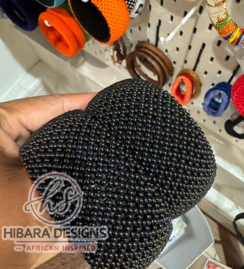Black Ndebele’s Beaded  chunky Bangle