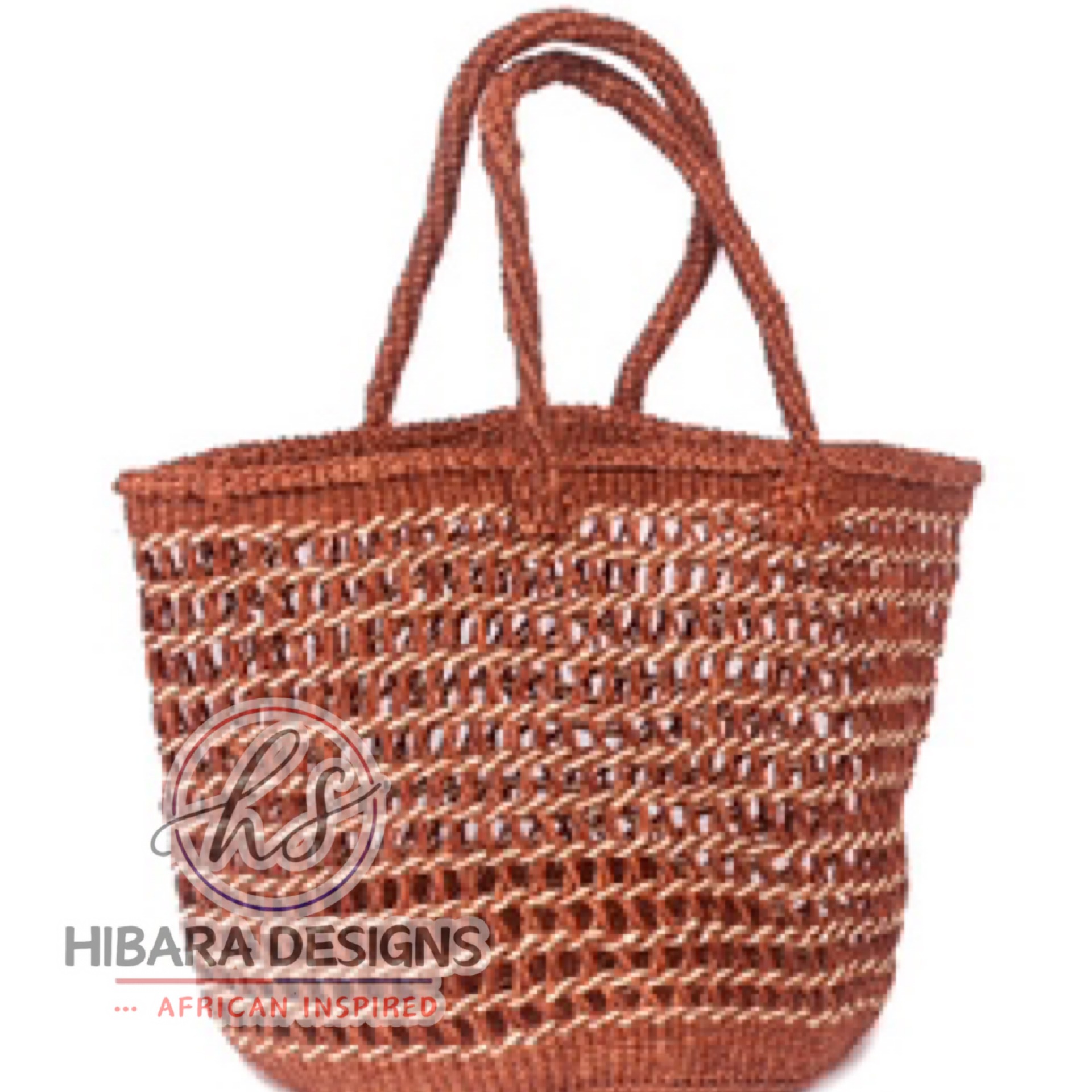 Adaugo Brown Basket Bag