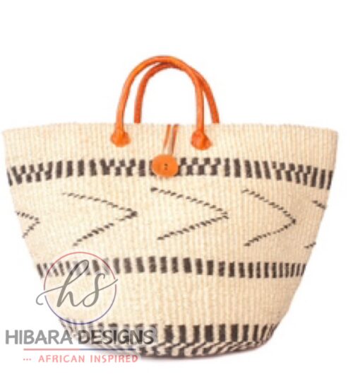 Adaugo White Basket Bag