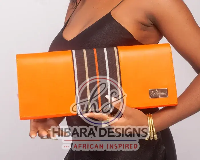 Shangani Leather Clutch Bag