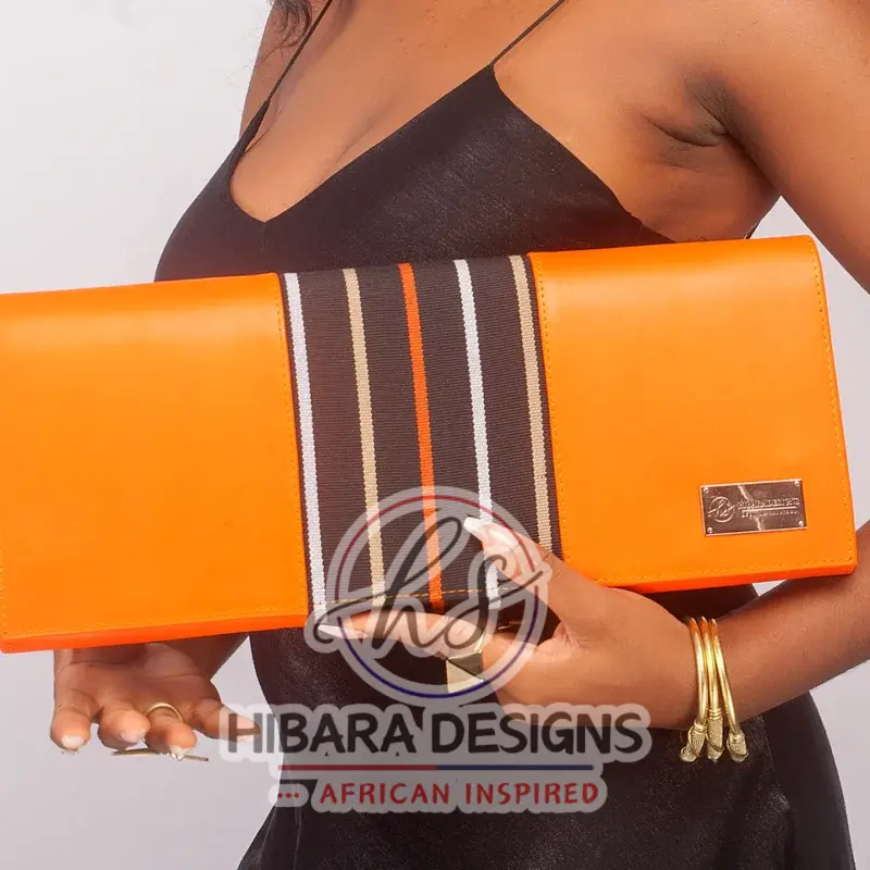 Shangani Leather Clutch Bag