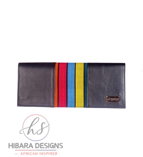 Obsidian Shangani Leather Clutch Bag