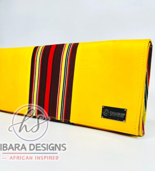 Amber’s Shangani Leather Clutch Bag