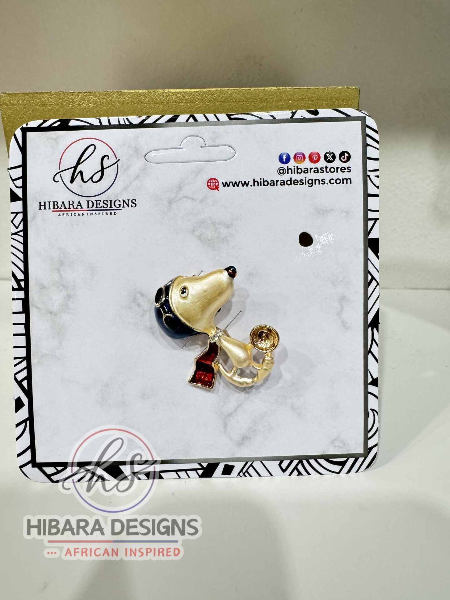 Aviator dog brooch 1 Aviator dog brooch