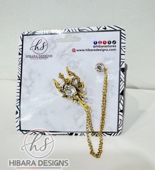 Excalibur gem brooch (Gold)