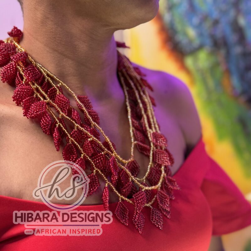 Farai Beaded Petals Necklace