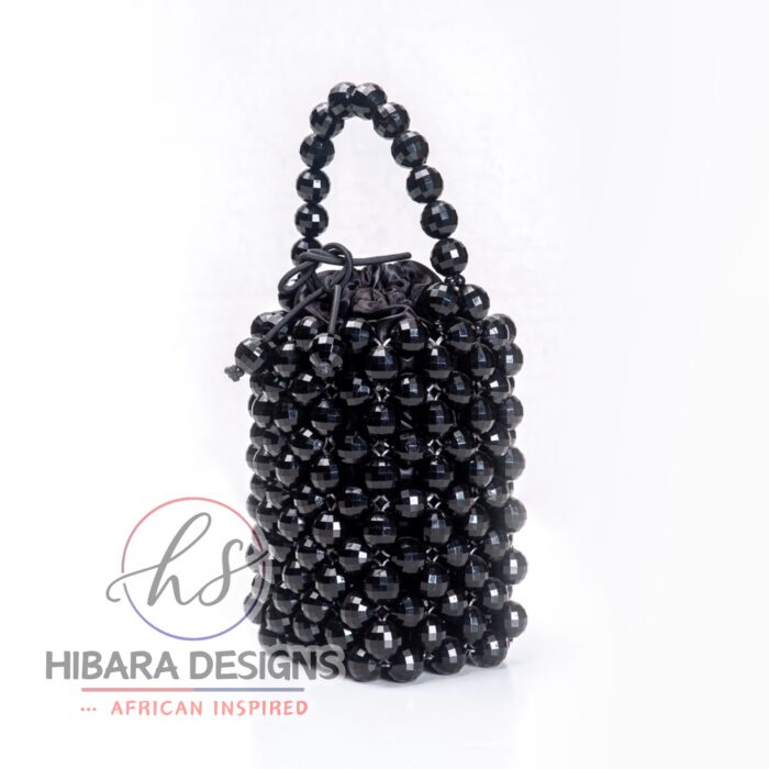 Onyx’s  Nzazai Beaded  Round Bag