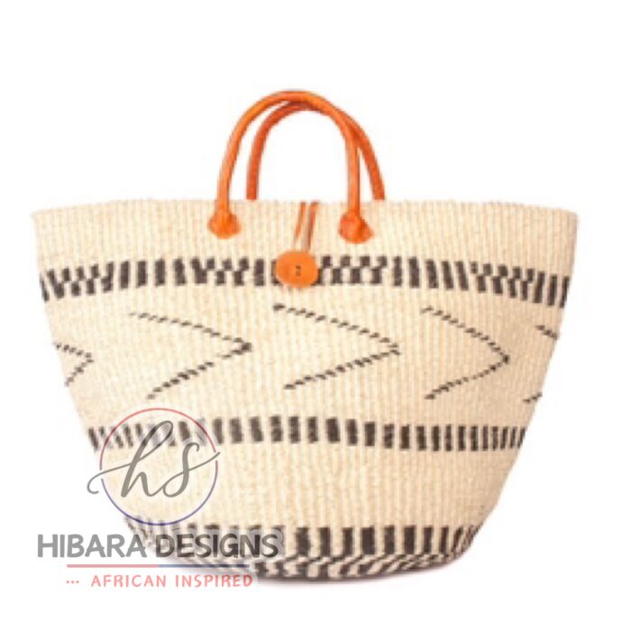 Adaugo White Basket Bag