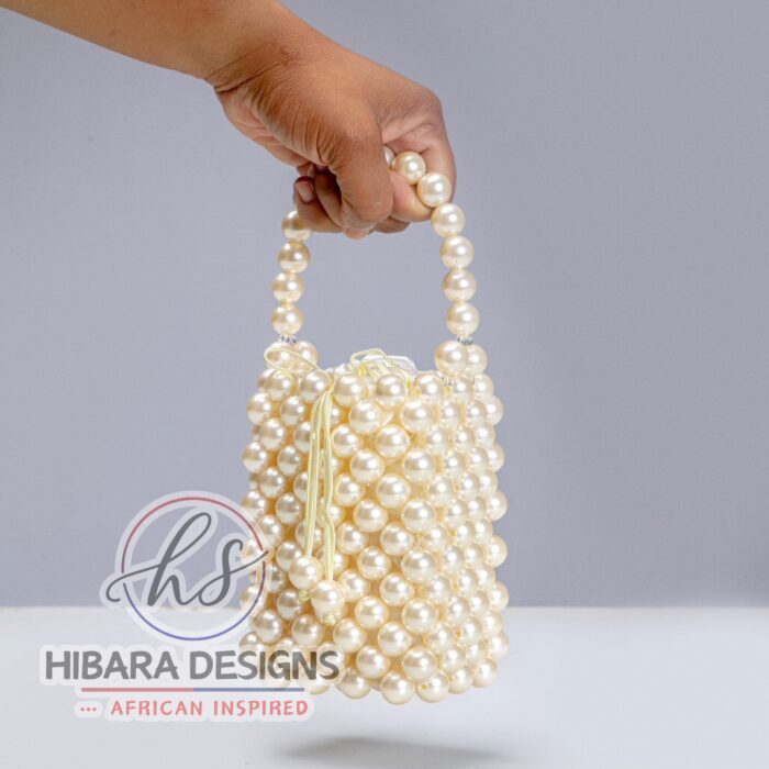 Pearl’s Nzazai Beaded  Round Bag