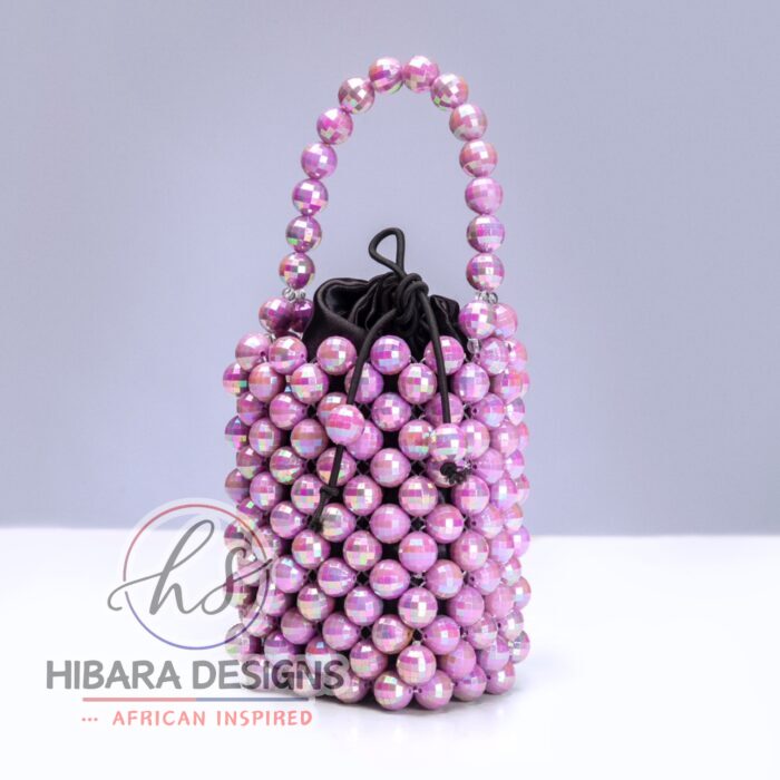 Lilac’s Nzazai Beaded  Round Bag