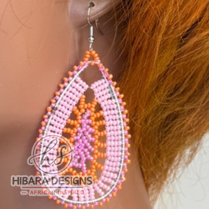 Feruzi Hot Colors Beaded Earrings