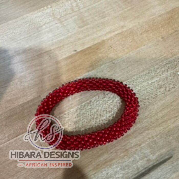 Cherry Beaded Bangles