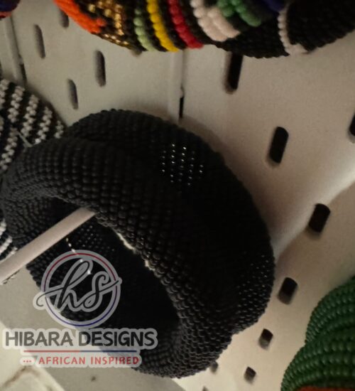 Chucky Black Beaded Bangles