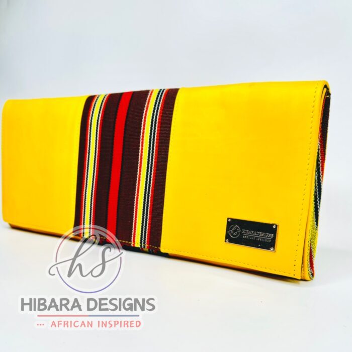 Amber’s Shangani Leather Clutch Bag