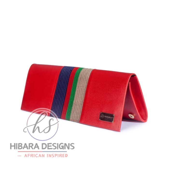 Scarlett Shangani Leather Clutch Bag