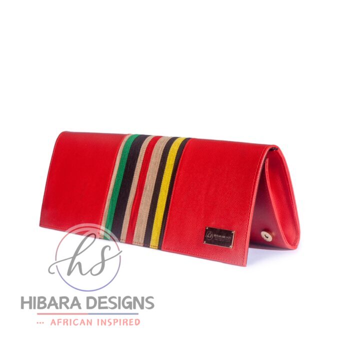 Ruby Shangani Leather Clutch Bag