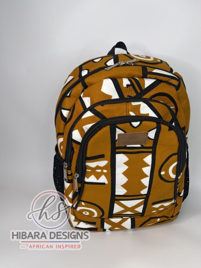 Brown Tribal Backpack