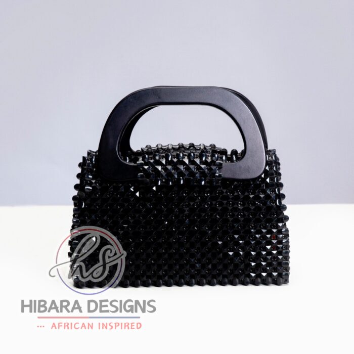 Onyx’s Nzazai Beaded  Wooden Handle Bag