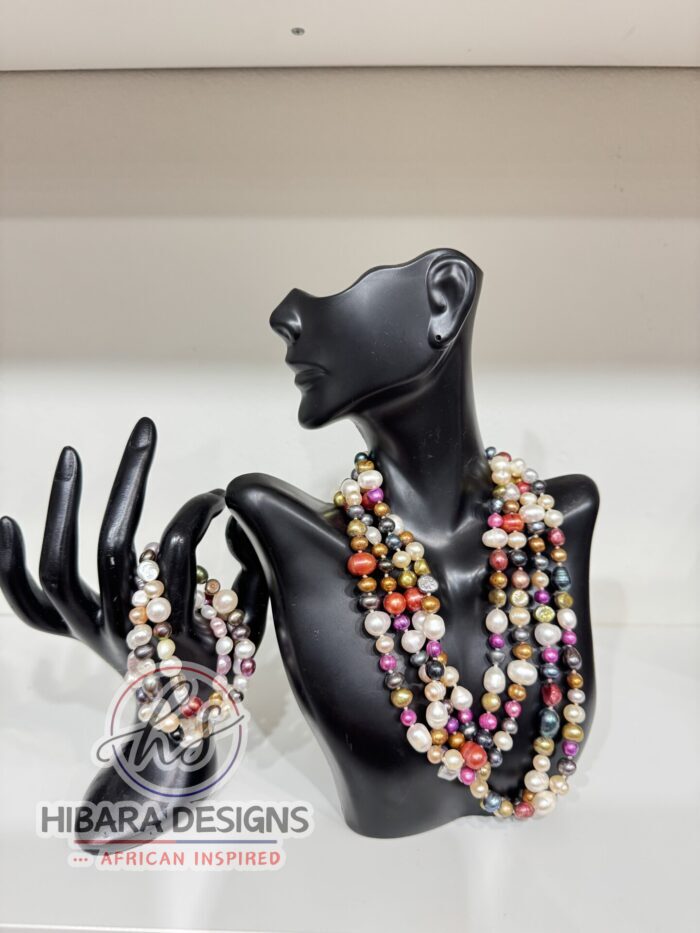 Water Pearl Beaded Necklace Set