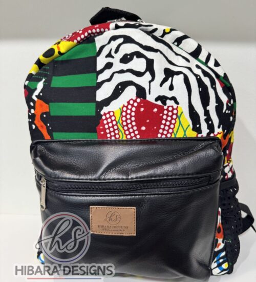 Colorful Safari Backpacks With Leather