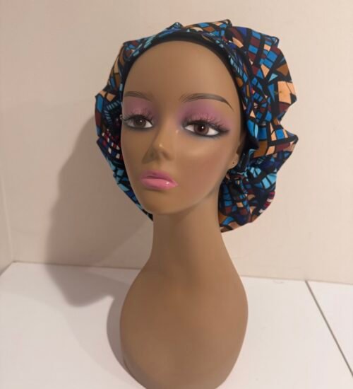 Ada Print Bonnet with Satin (Medium)